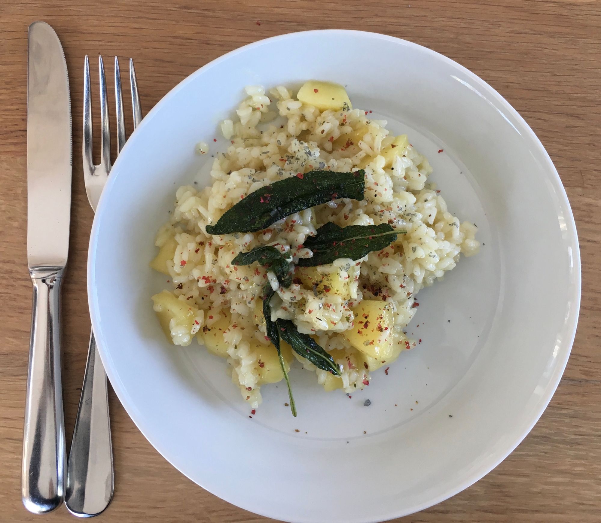 Apfel-Risotto: ungewöhnlich gewöhnlich.